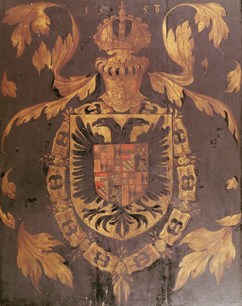 Wappen von Karl V., Heiliges Römisches Reich, 1558 von Flemish School