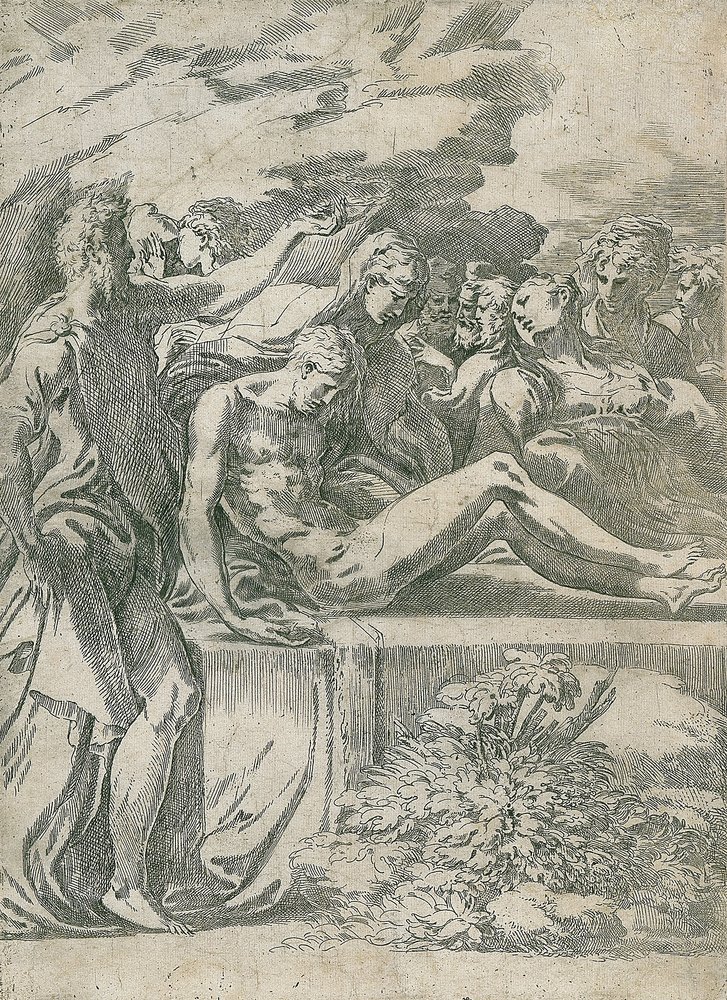 Die Grablegung Christi von Parmigianino