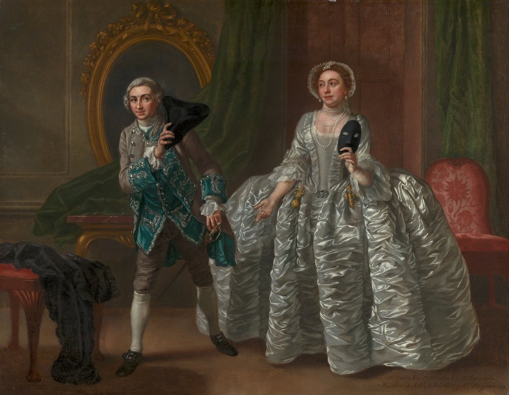 David Garrick und Mrs. Pritchard in Benjamin Hoadleys "The Suspicious Husband" von Francis Hayman