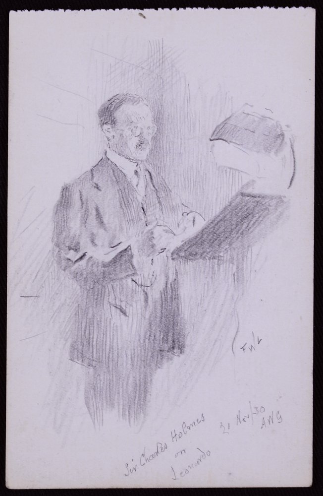 Porträt von Sir Charles Holmes von Francis Wilfred Lawson