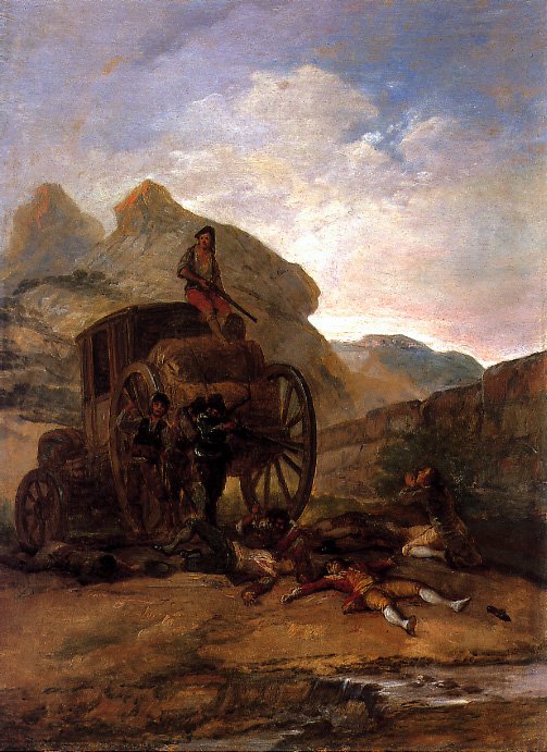 Überfall von Dieben von Francisco de Goya