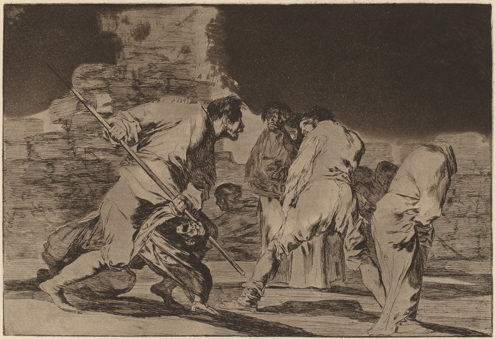 Wütender Unsinn von Francisco de Goya