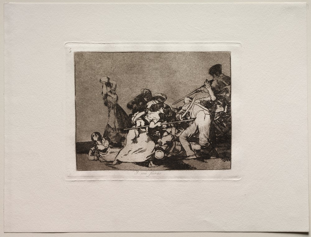 Die Schrecken des Krieges: Und sie sind wie wilde Tiere von Francisco de Goya