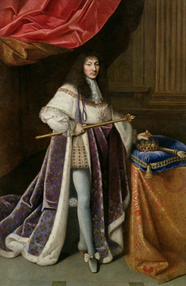 Porträt Ludwigs XIV. (1638-1715) von French School