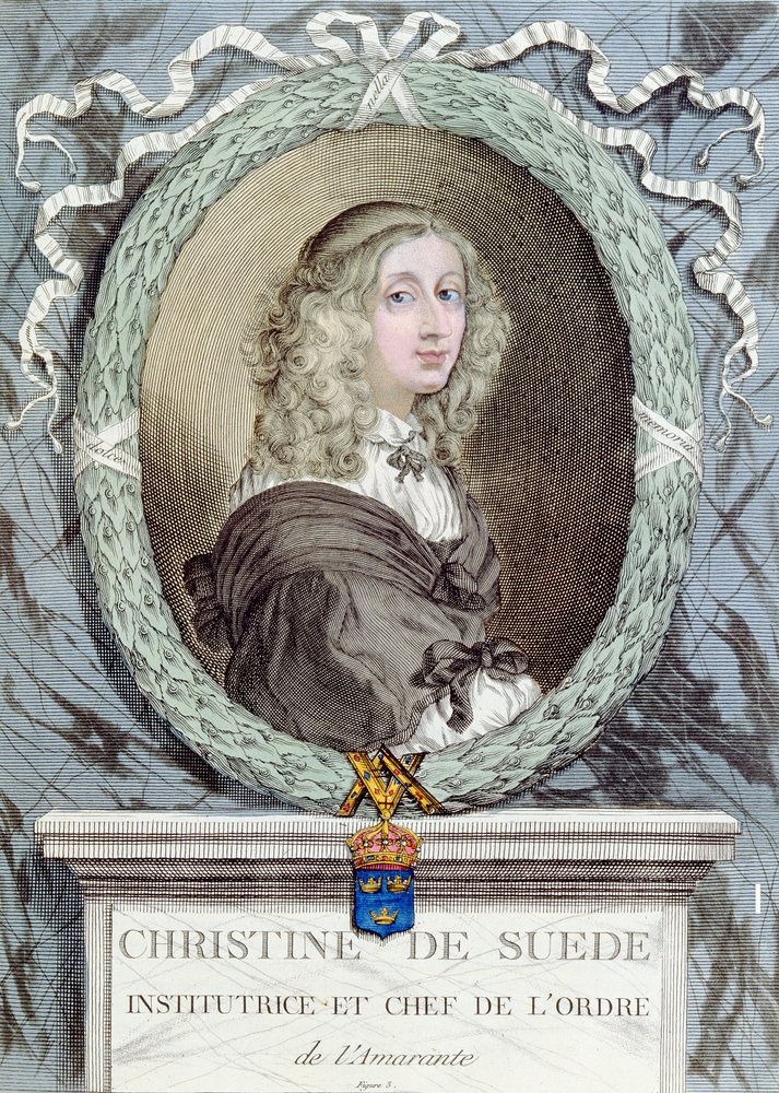 Christina, Königin von Schweden, Gründerin und Leiterin des Ordens der Amarantha von French School