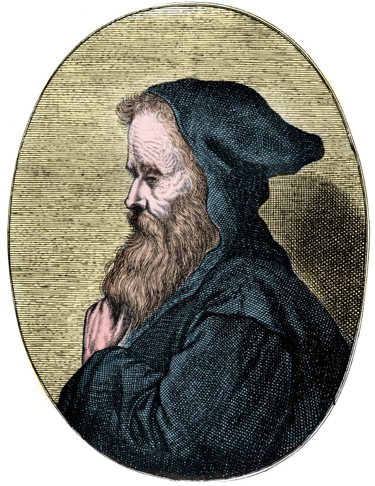 Porträt des Empedokles, gest. 490 v. Chr., griechischer Philosoph. von French School