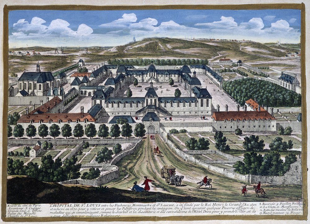 Krankenhaus Saint Louis gegründet von König Heinrich dem Großen - von Perelle von Gabriel Perelle