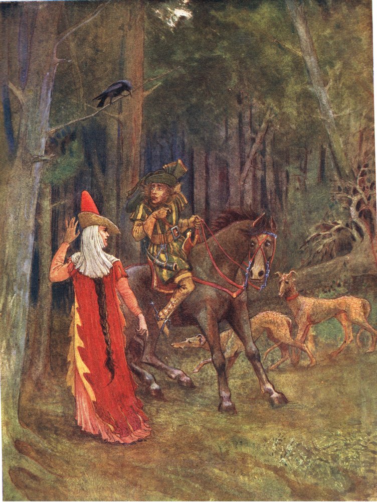 Waldesgespräch, Illustration aus 