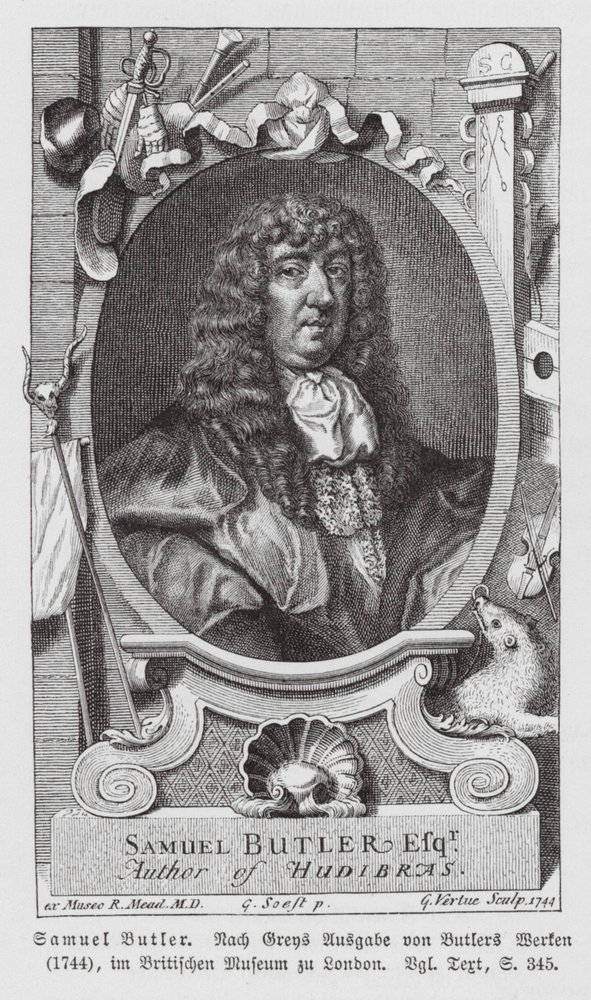 Samuel Butler, englischer Dichter von Gerard (after) Soest