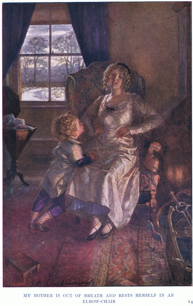 Meine Mutter ist außer Atem und ruht sich in einem Lehnstuhl aus von Gertrude E. Demain Hammond