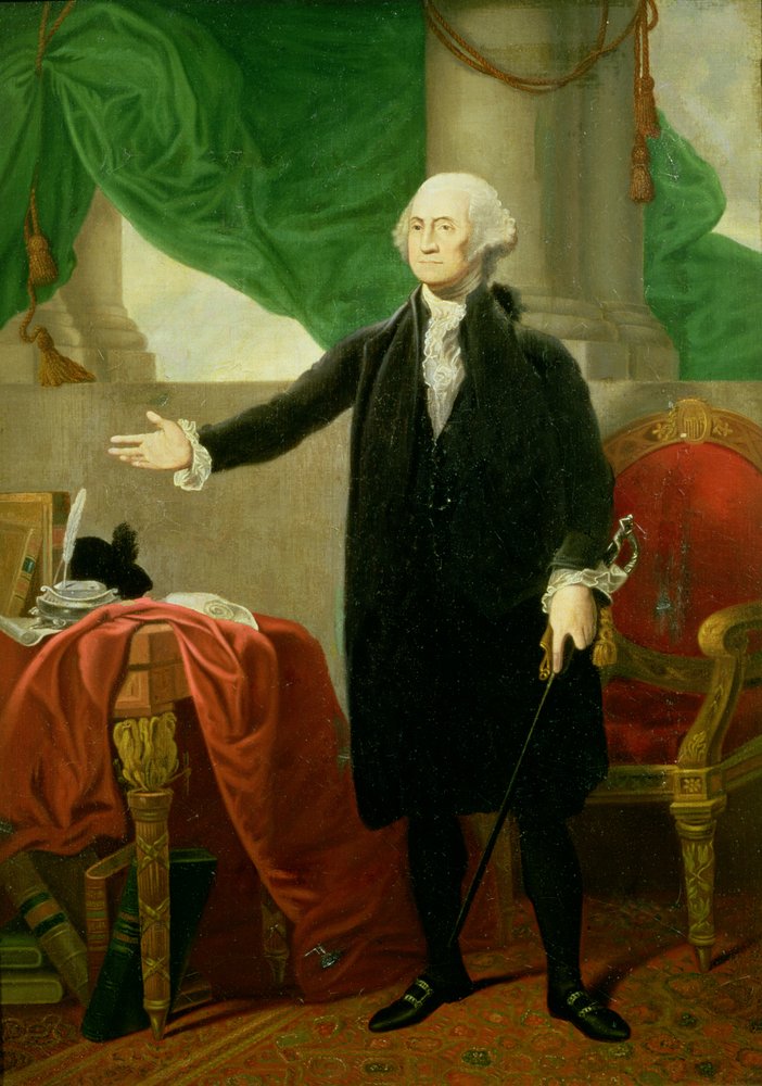 Porträt von George Washington von Gilbert Stuart