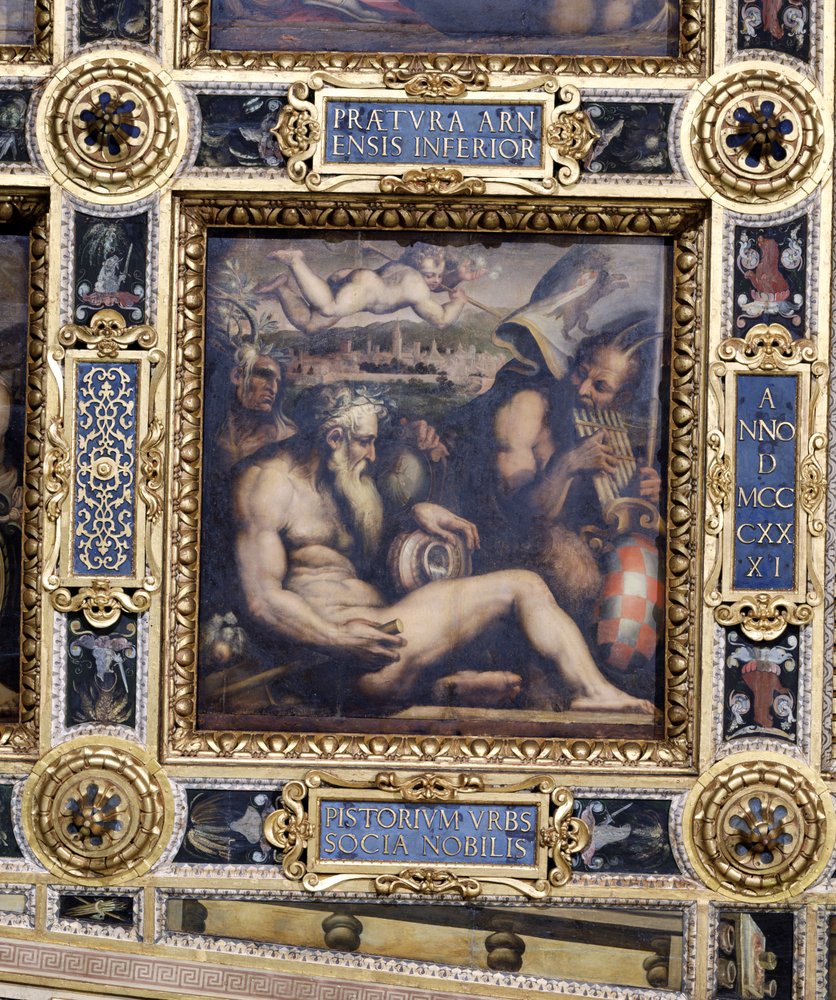Allegorie der Stadt Pistoia von der Decke des Salone dei Cinquecento, 1565 von Giorgio Vasari