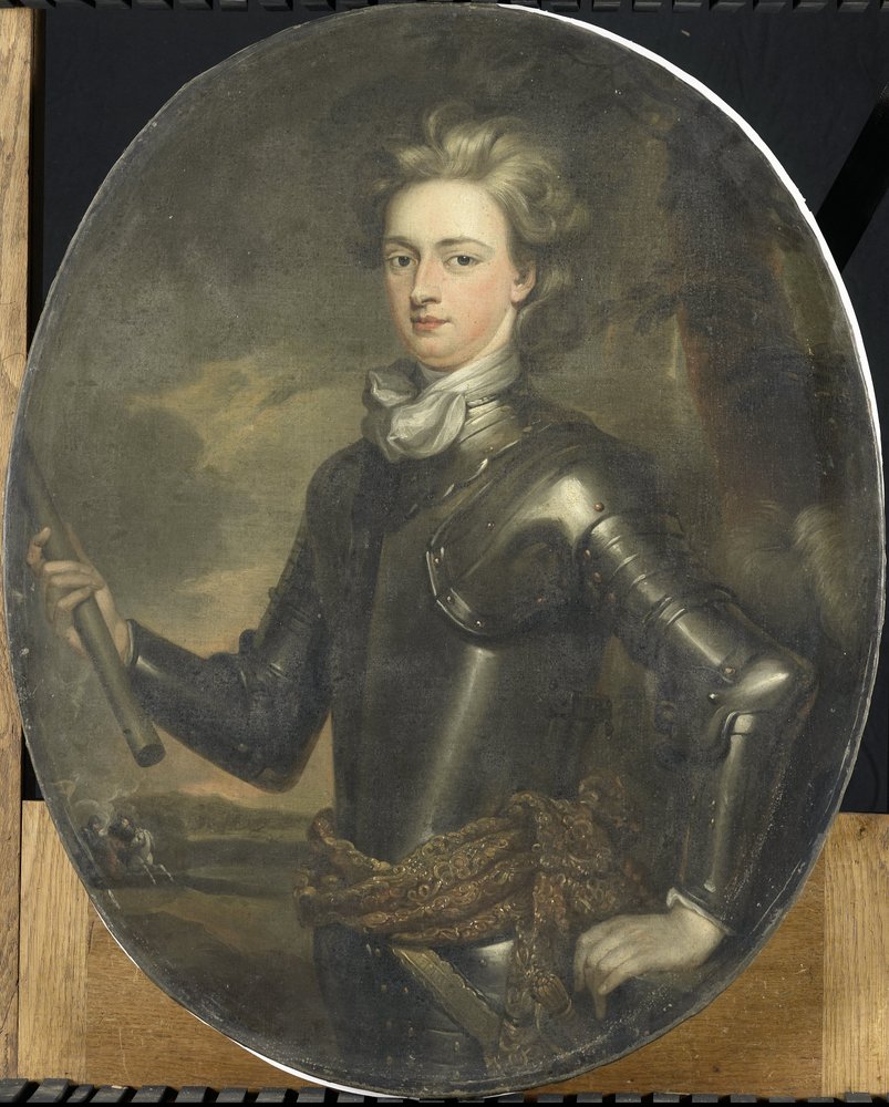 Porträt des ersten Earl of Albemarle von Godfrey (after) Kneller