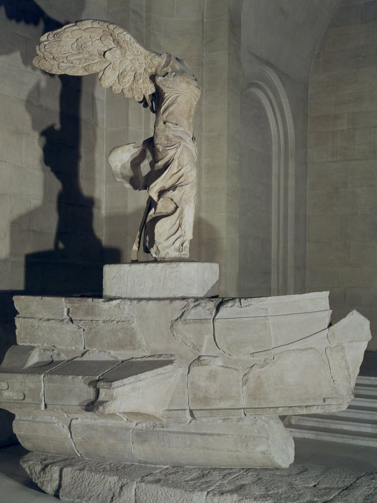 Die Nike von Samothrake (parischer Marmor) von Greek