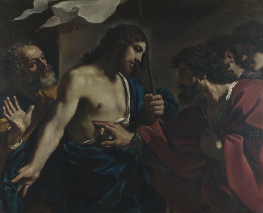 Der ungläubige Thomas, 1621 von Guercino