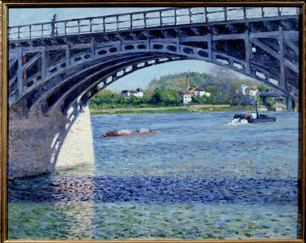 Die Brücke von Argenteuil von Gustave Caillebotte
