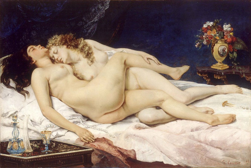 Die Schläferinnen von Gustave Courbet