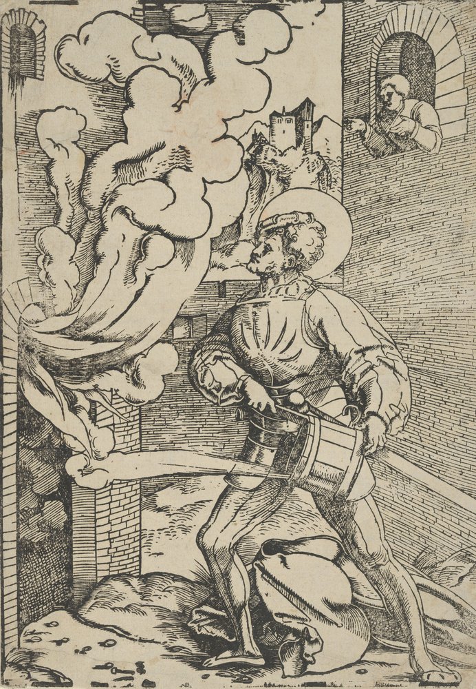 Heiliger Florian (Neudruck) von Hans Schäufelein the Elder