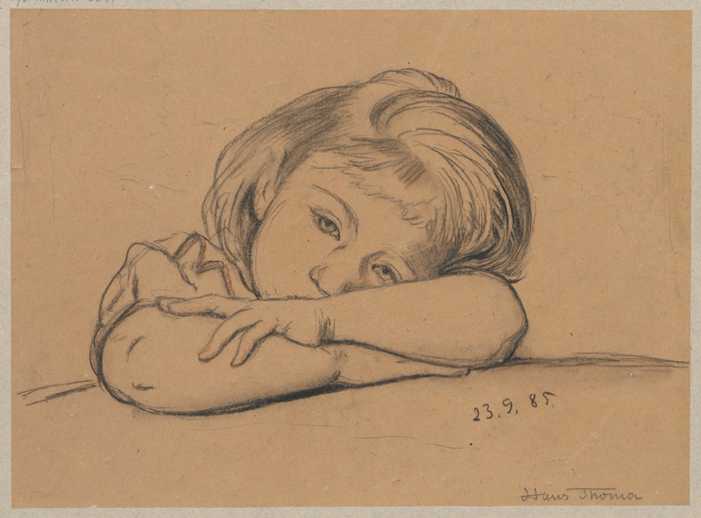 Porträt von Elli von Hans Thoma