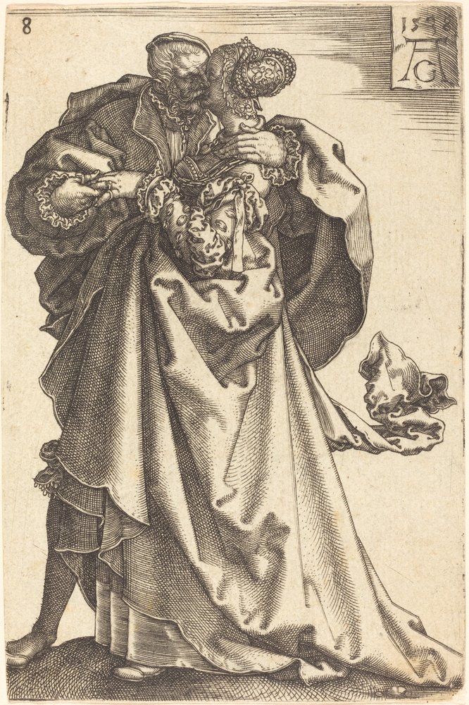 Große Hochzeitstänzer, 1538 von Heinrich Aldegrever