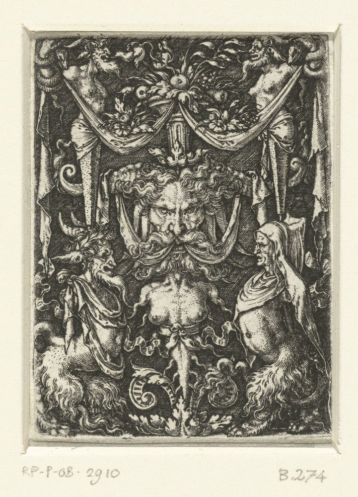 Flächendekoration mit Grotesken von Heinrich Aldegrever