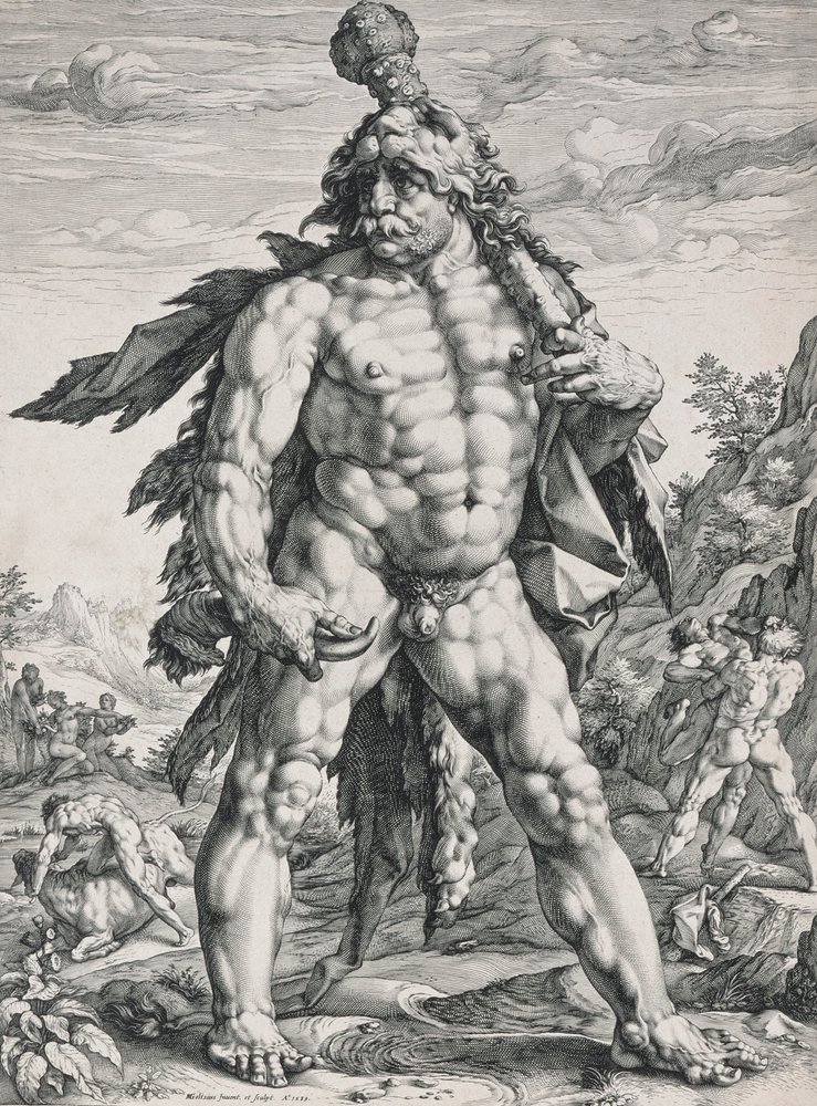 Der große Herkules von Hendrik Goltzius