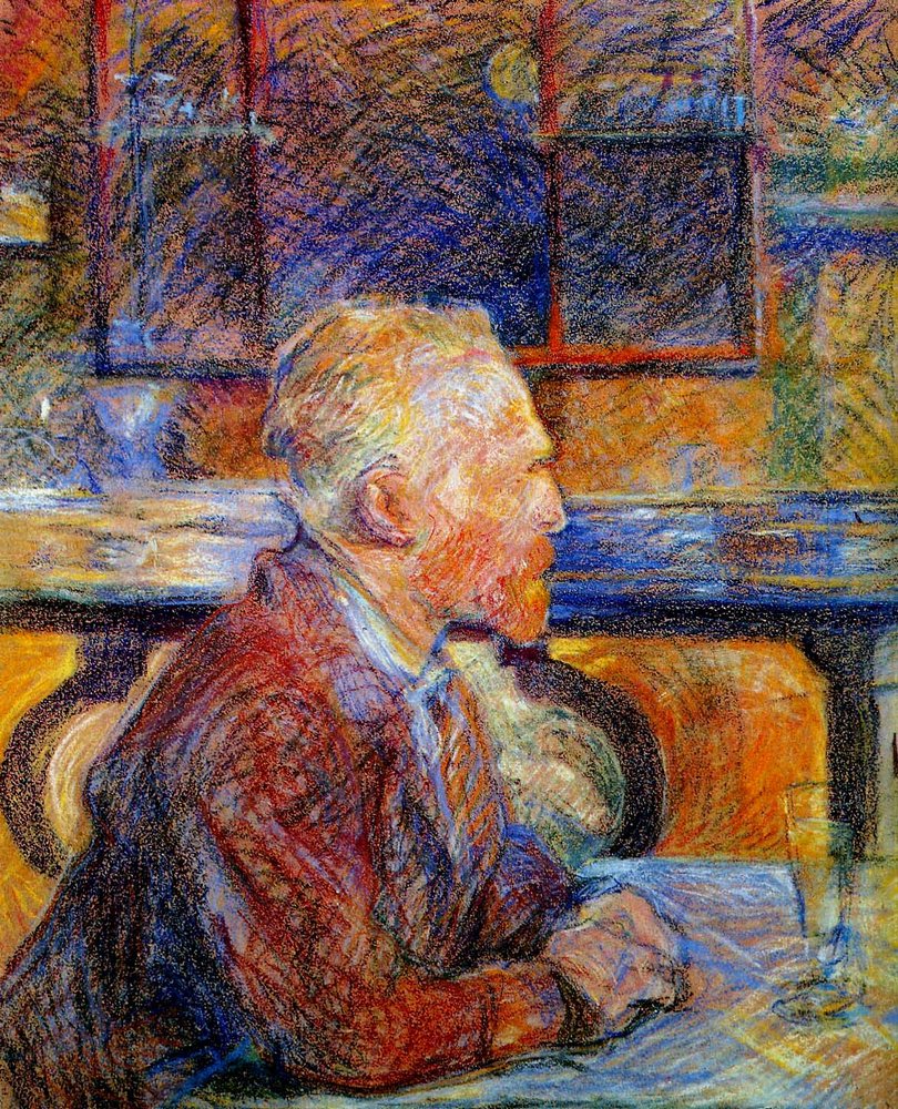 Porträt von Vincent van Gogh von Henri de Toulouse-Lautrec