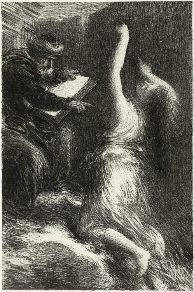 Parsifal, Akt II: Beschwörung von Kundry von Ignace Henri Jean Fantin-Latour