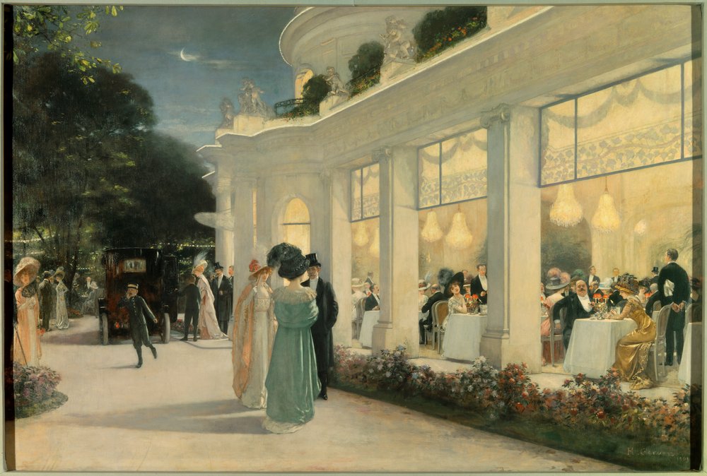 Abendessen im Pré Catelan von Henri Gervex