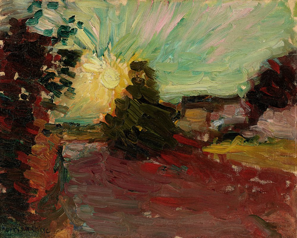 Sonnenuntergang auf Korsika von Henri Matisse