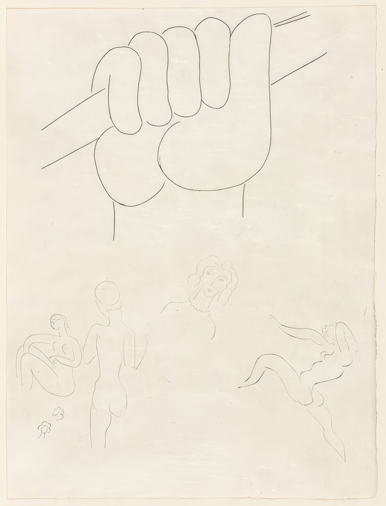Le Guignon, Platte zwei aus Poesies de Mallarmé von Henri Matisse