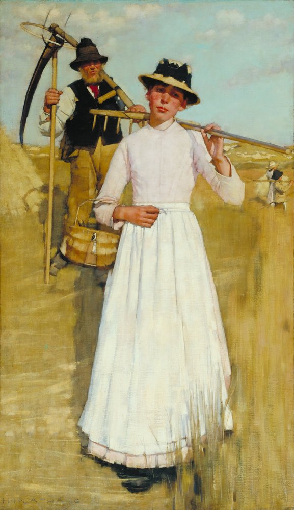 Die Rückkehr der Schnitter von Henry Herbert La Thangue