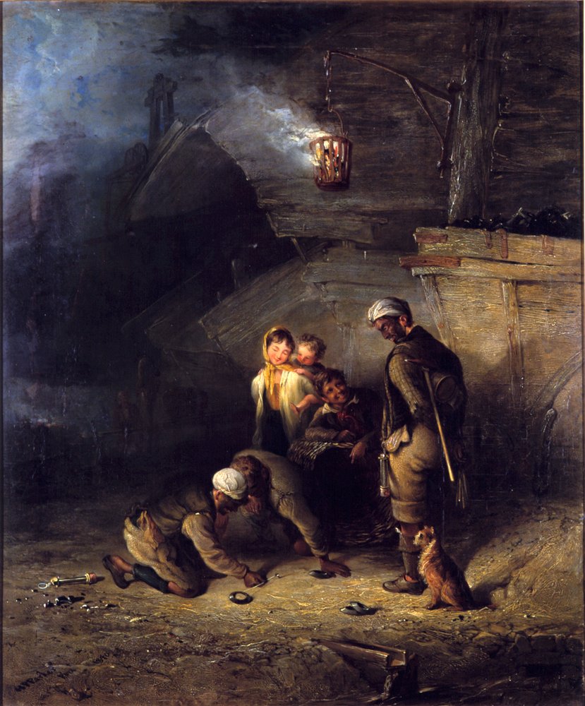 Bergleute beim Quoits-Spiel von Henry Perlee Parker