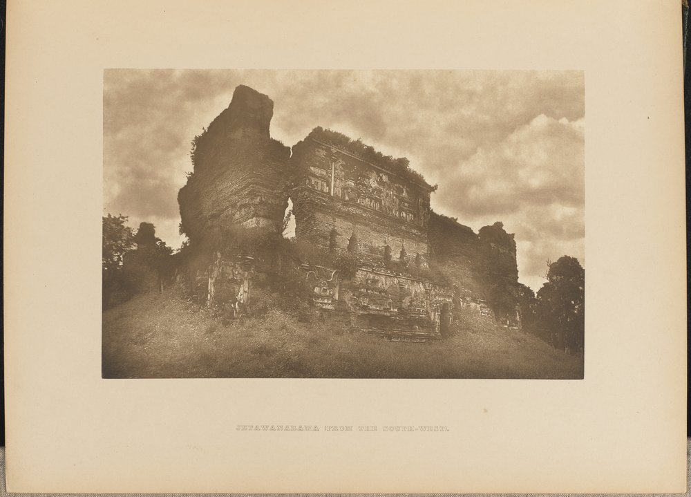 Jetawanarama von Südwesten von Henry W. Cave