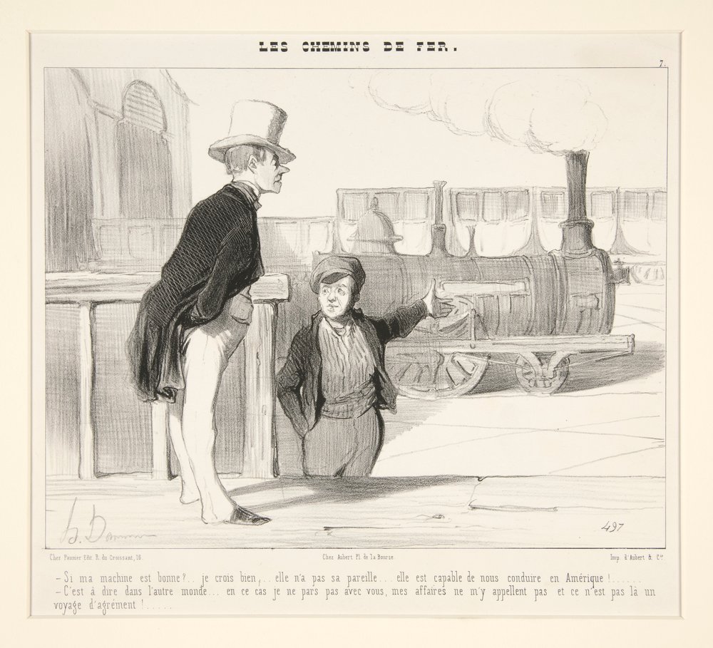 Ist meine Maschine gut? von Honoré Daumier