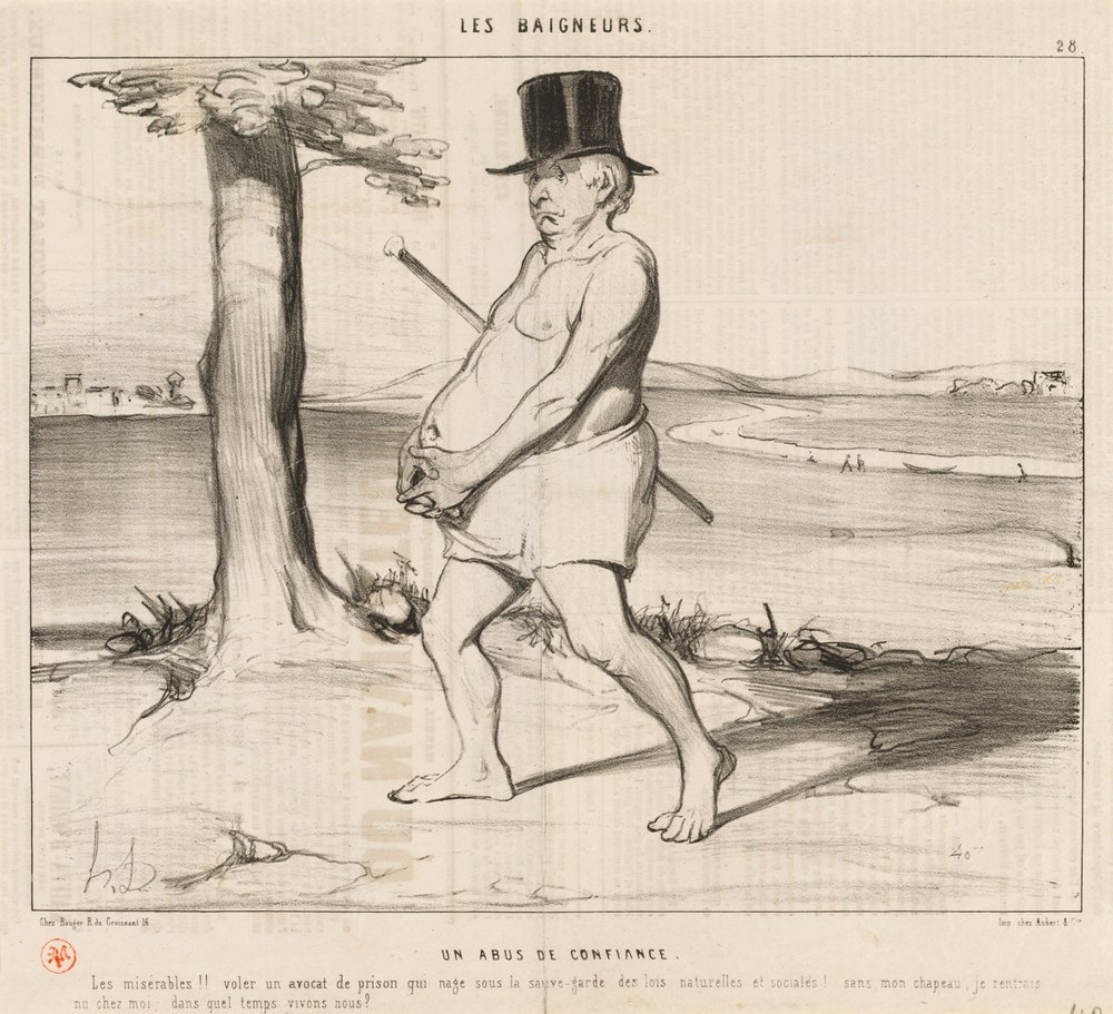 Ein Vertrauensmissbrauch von Honoré Daumier