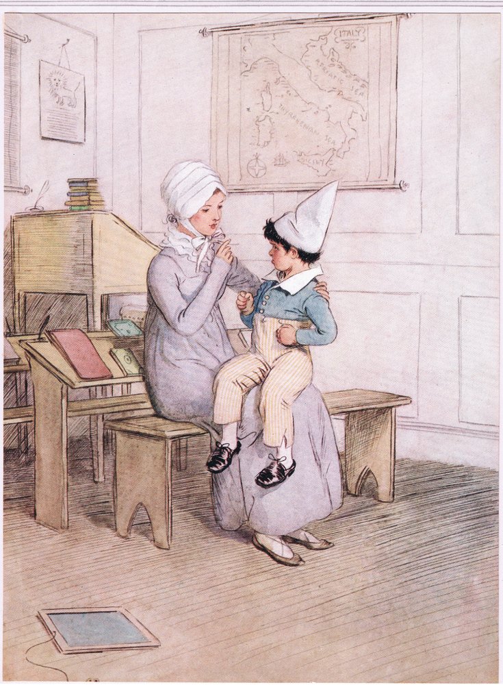 Wenn ein Junge sagt, du kannst nicht schlagen, werde ich ihn bluten lassen, Miss Phoebe. von Hugh Thomson