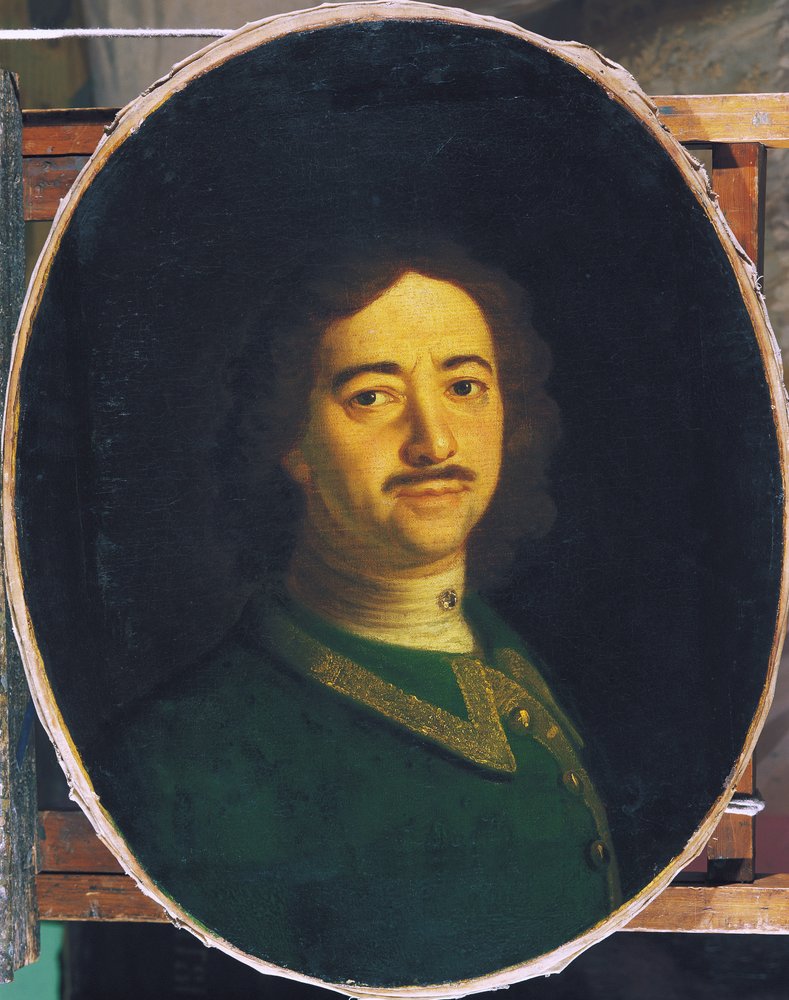 Porträt von Peter dem Großen (1672-1725) von Ivan Nikitich Nikitin