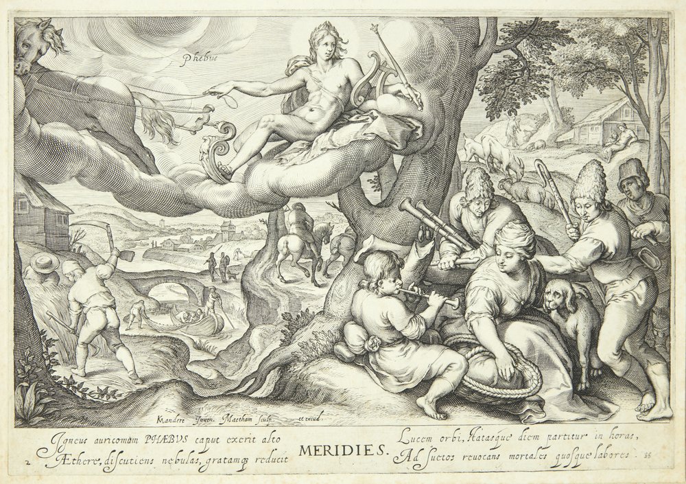 Mittag, Phoebus' Zeit von Jacob Matham