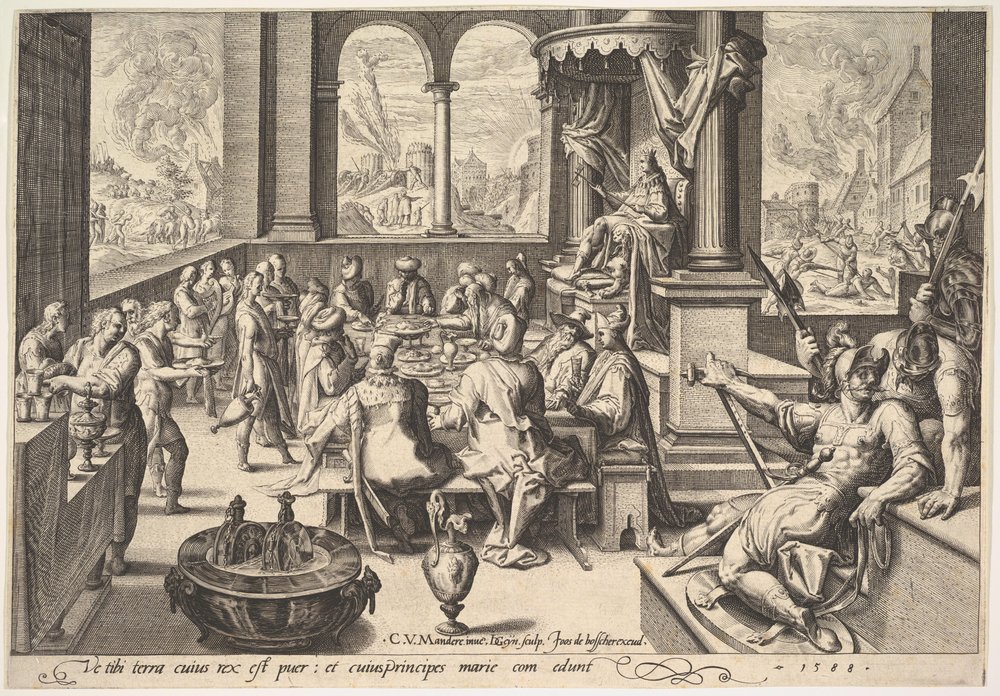 Allegorie der Regierung eines kindischen Königs, 1588 von Jacques II de Gheyn