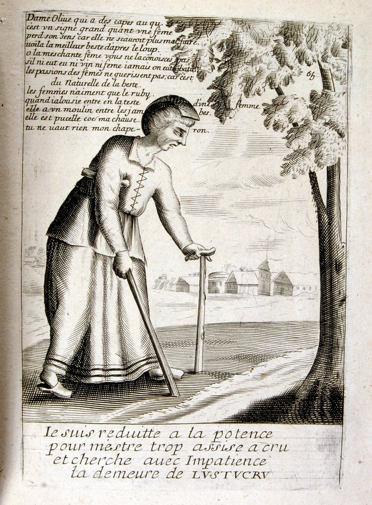 17. Jahrhundert gravierte Illustration aus einer Sammlung von Sprichwörtern. Paris 1657-1663. Von Jacques Lagniet (1620-1675). Französischer Graveur. von Jacques Lagniet