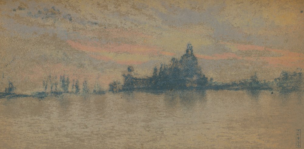 Sonnenuntergang: Venedig, um 1880, 1903-1904 von James Abbott McNeill Whistler