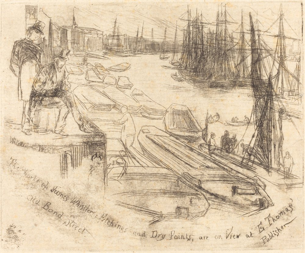Der kleine Teich, 1861 von James Abbott McNeill Whistler