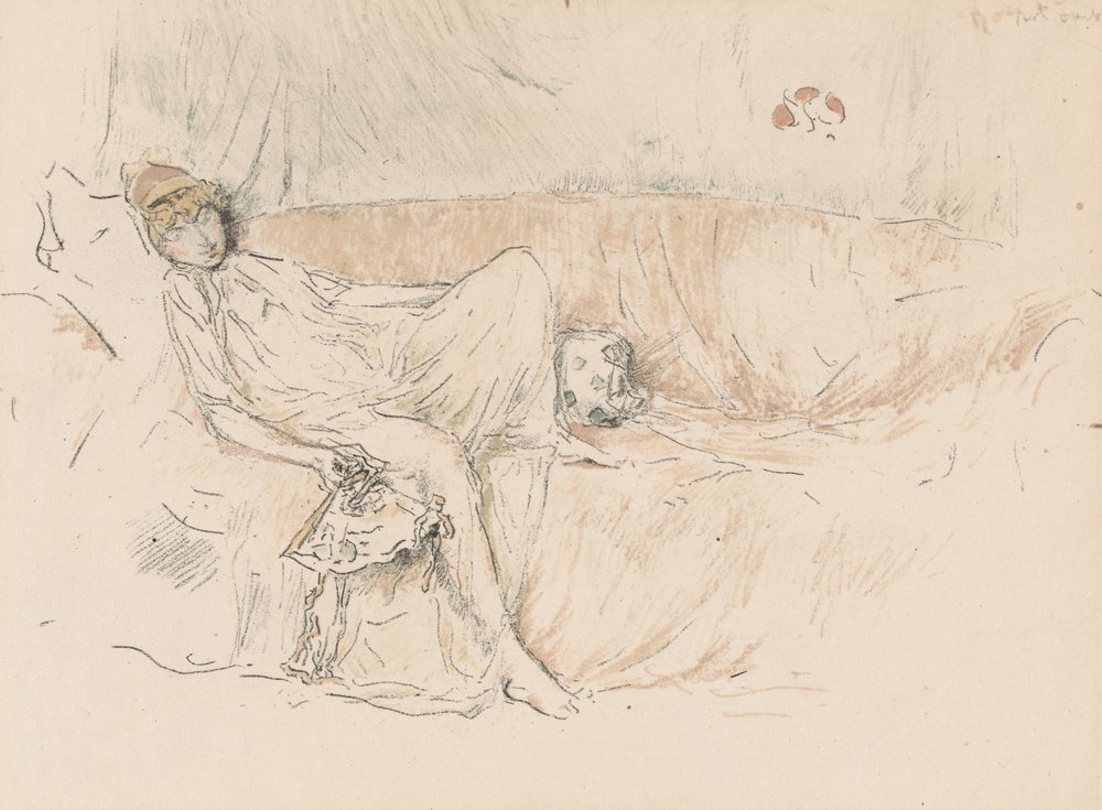 Gekleidete Figur, liegend von James Abbott McNeill Whistler