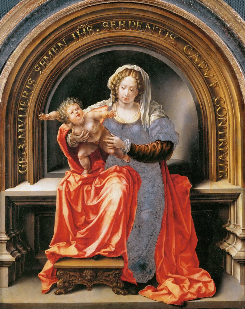 Jungfrau und Kind von Jan (c.1472-c.1533) Gossaert