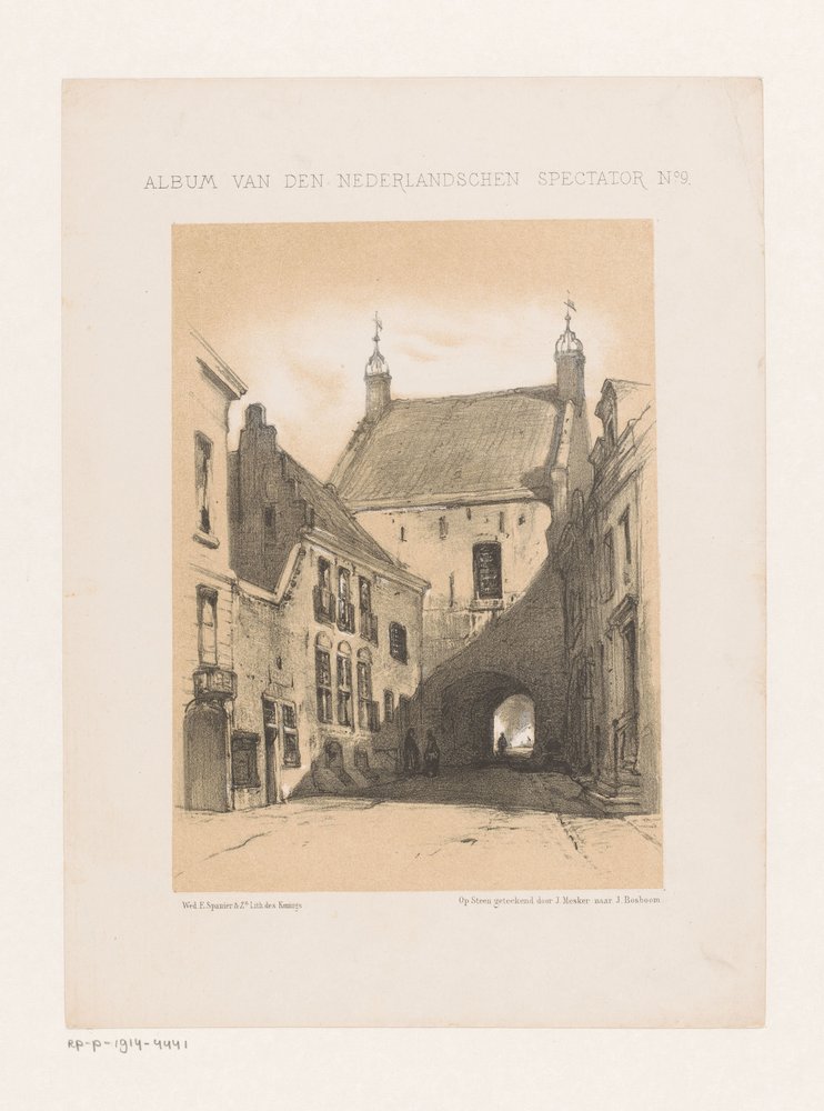 Straße mit Tor von Jan Mesker