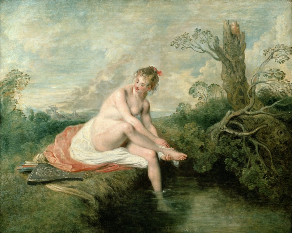 Das Bad der Diana von Jean-Antoine Watteau