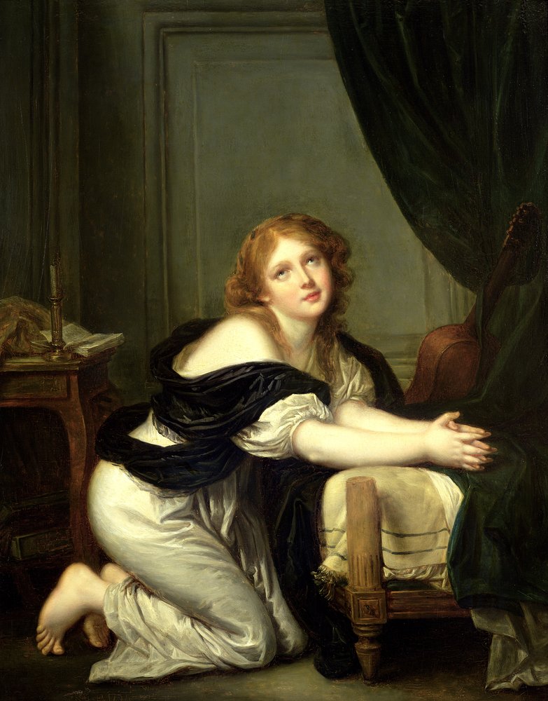 Morgengebet von Jean-Baptiste Greuze