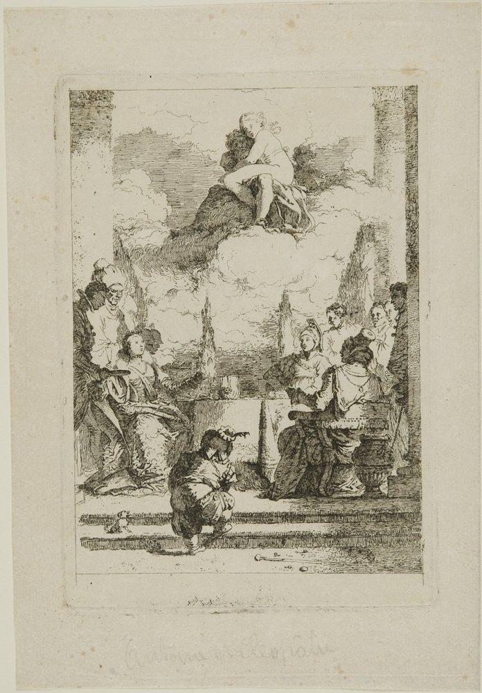 Das Fest von Antonius und Kleopatra von Jean-Honore Fragonard