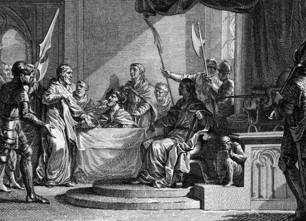 Interregnum von Karl Martell, 737: Karl Martell, Bürgermeister des ...